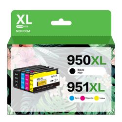 DAMaila 950XL 951XL Ink Cartridge Combo Pack