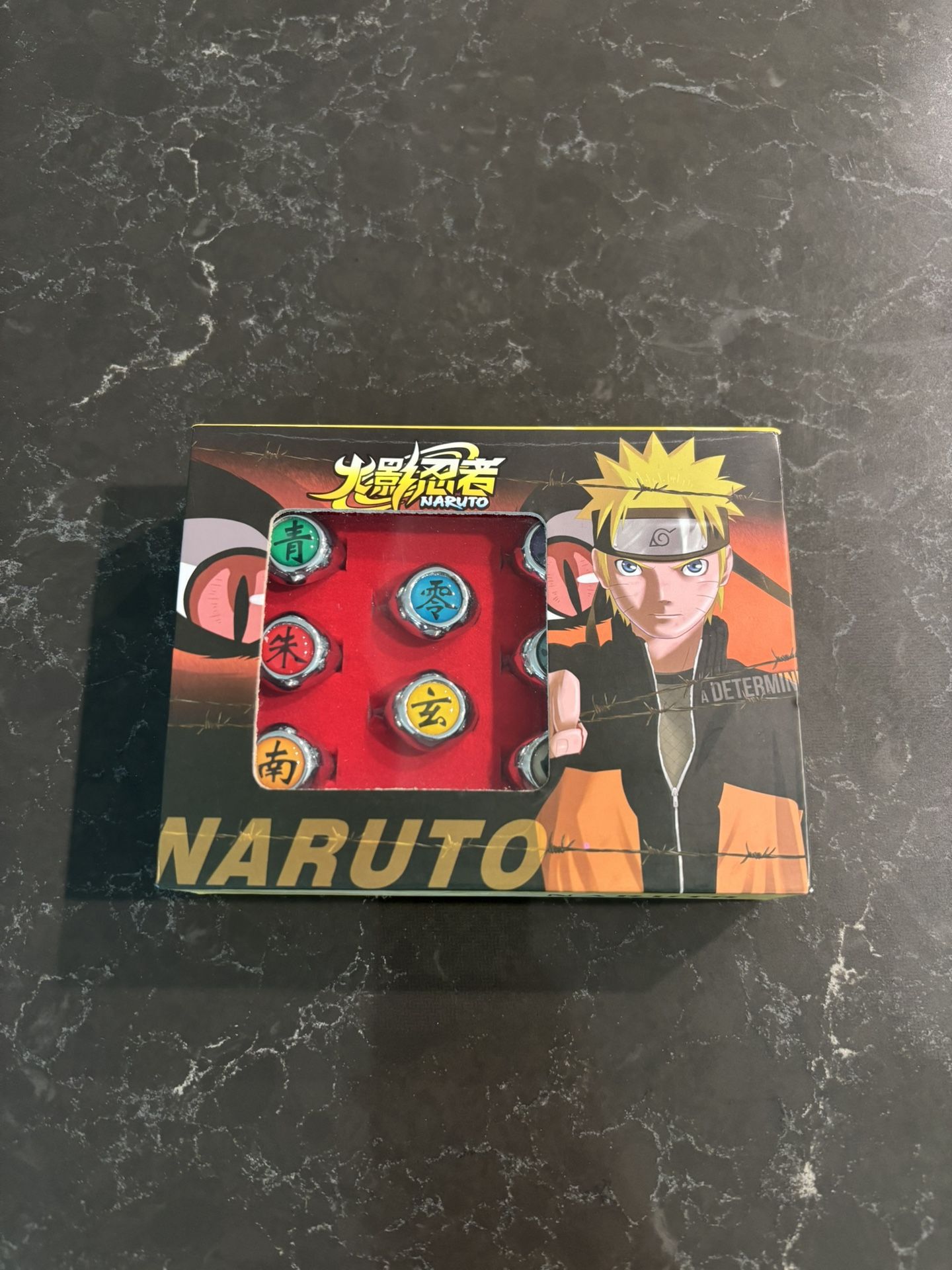 Naruto ring set