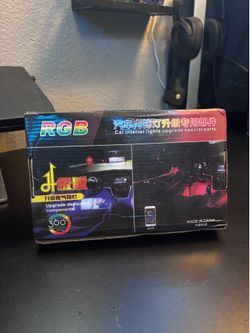 🚗 RGB Car Interior Ambient Lighting Kit – 6 in 1 Fiber Optic LED Lights 🌈✨