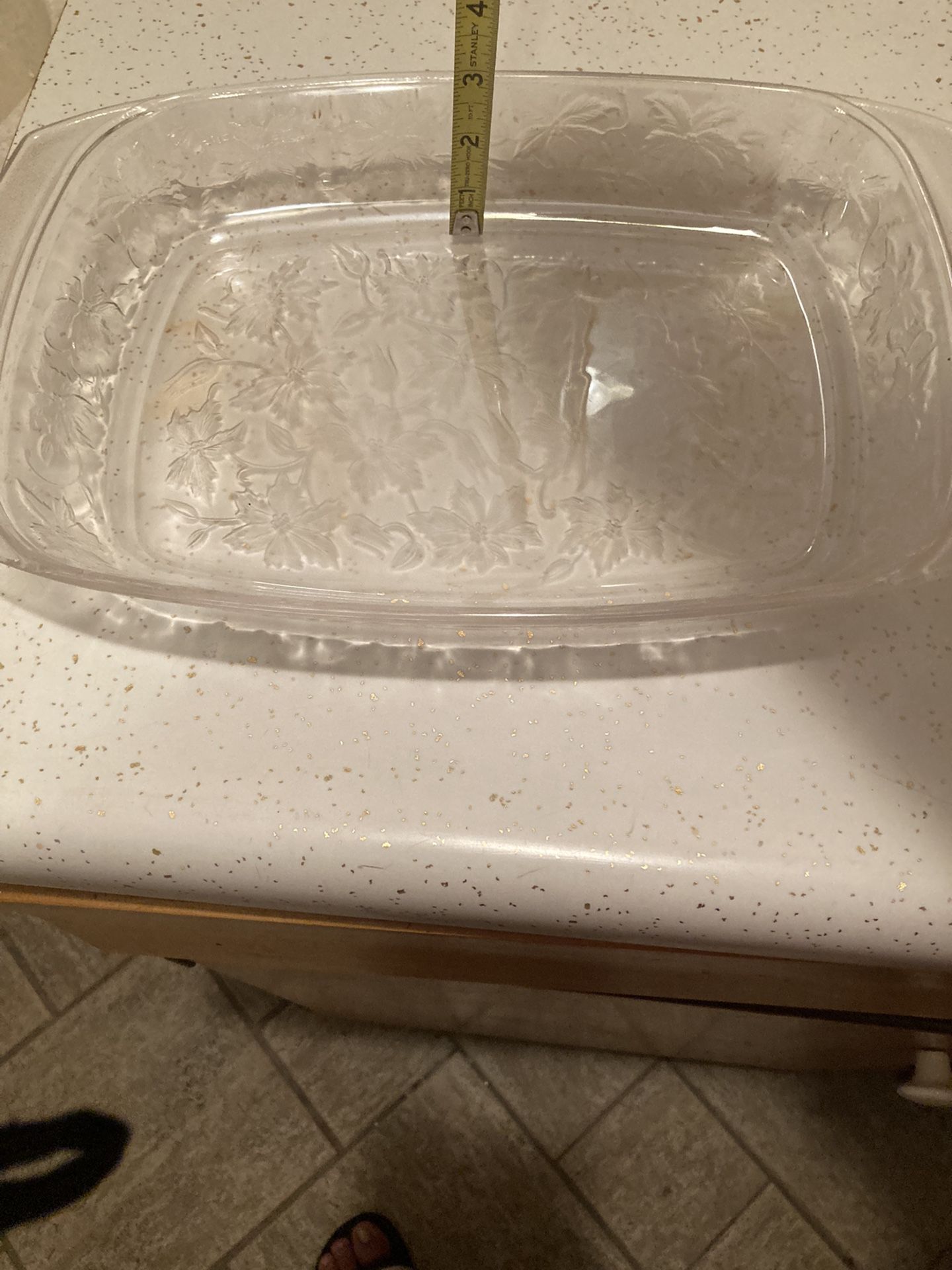 Princess House Large Lasagna Plate “Fantasia”