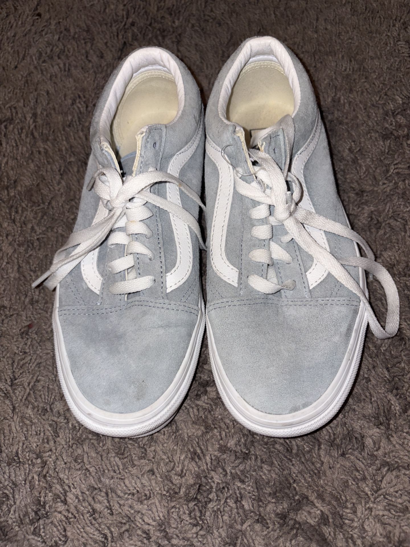 gray blue vans