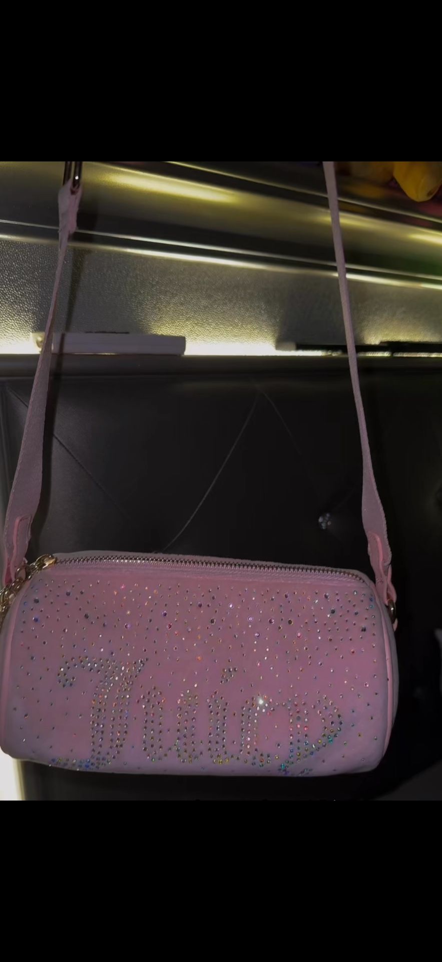 Pink Rhinestone Juicy Bag