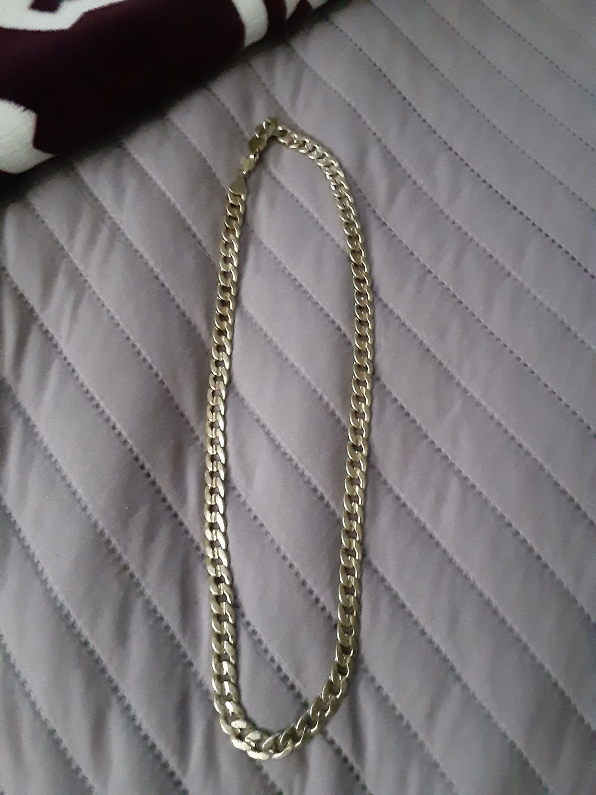 18k gold plated chain and charm