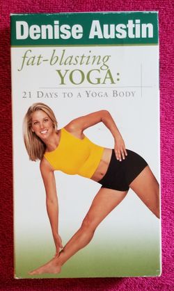 Denise Austin Fat-Blasting Yoga: 21 Days To A Yoga Body VHS