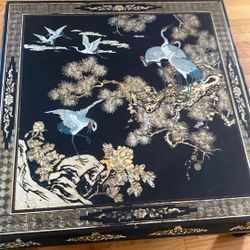 Singapore Gold Etched Coffee Table