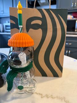 Snoopy Starbucks Glass Cup