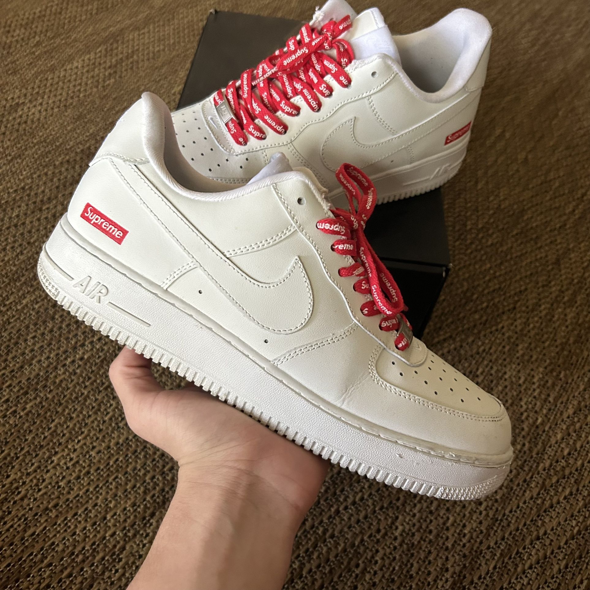 Size 10! Worn 1 Time ! Supreme Air Force ! OG All! 