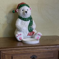 PartyLite Berry Merry Jar Candle Holder 