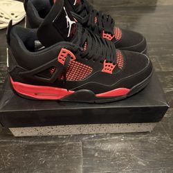 Jordan 4 Red Thunders 