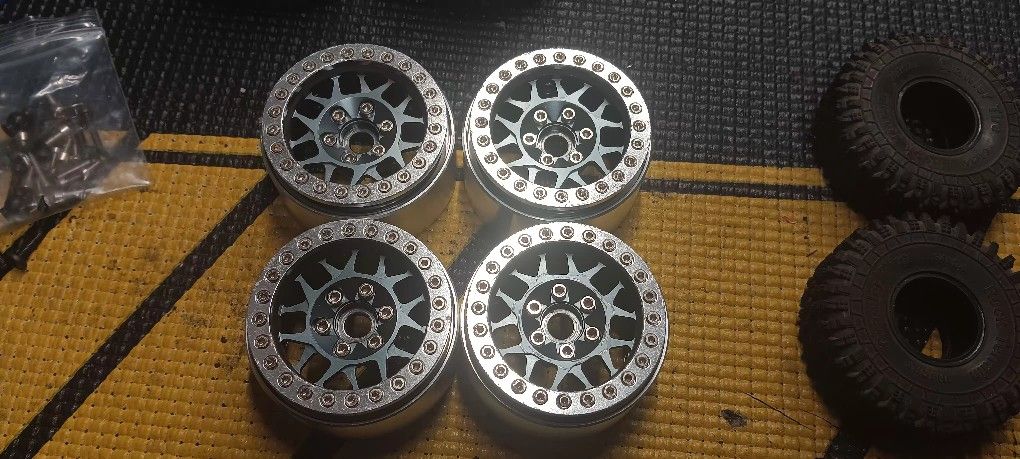 1.9 Aluminum Beadlock Rc Wheels 