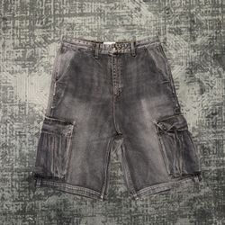 Rhude Jeans Jorts Black 