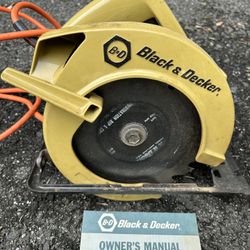 Black & Decker 7 1/4 Circular Saws