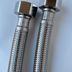 2- 16” Length Faucet’s Connector 3/8” COMP X 1/2” IPS 
