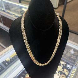 14k Miami Cuban big boy chain