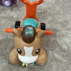 Little Pony Ride On Or Push Toy