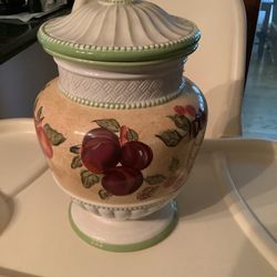 Raymond waites Canister / Cookie Jar Certified International Corp. 12” Tall  