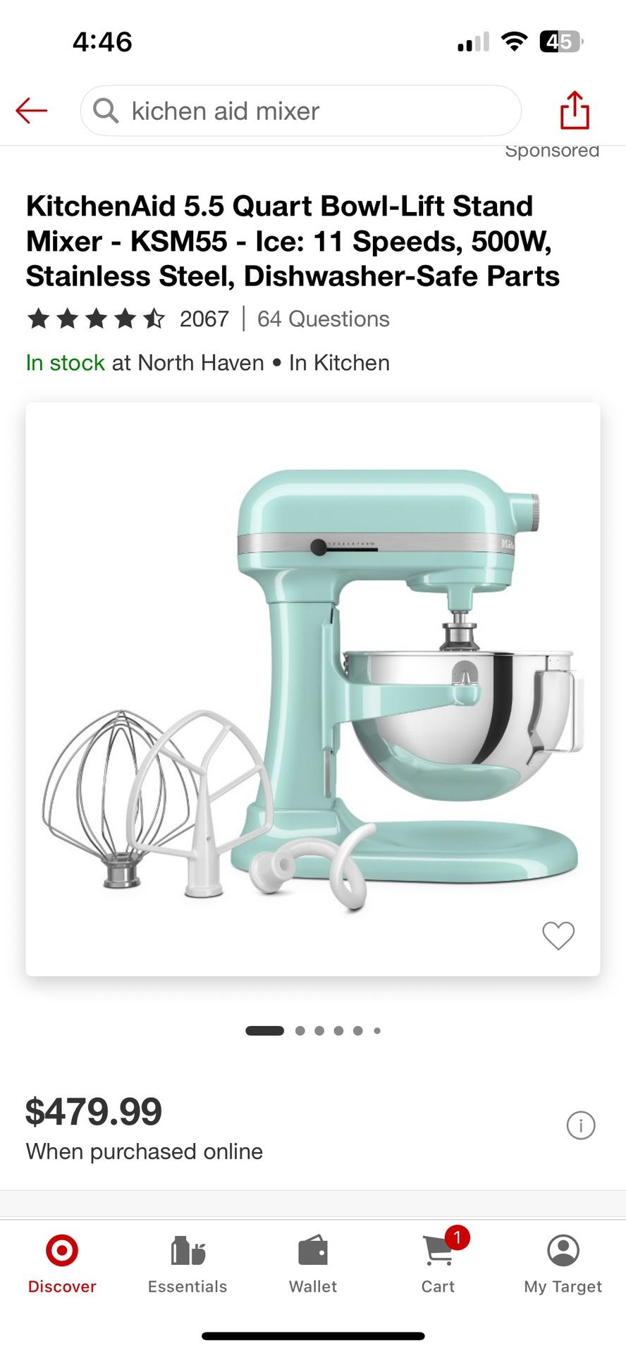 kitchen aid mixer