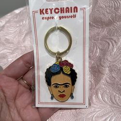 Frida Khalo Keychain - Brand New!