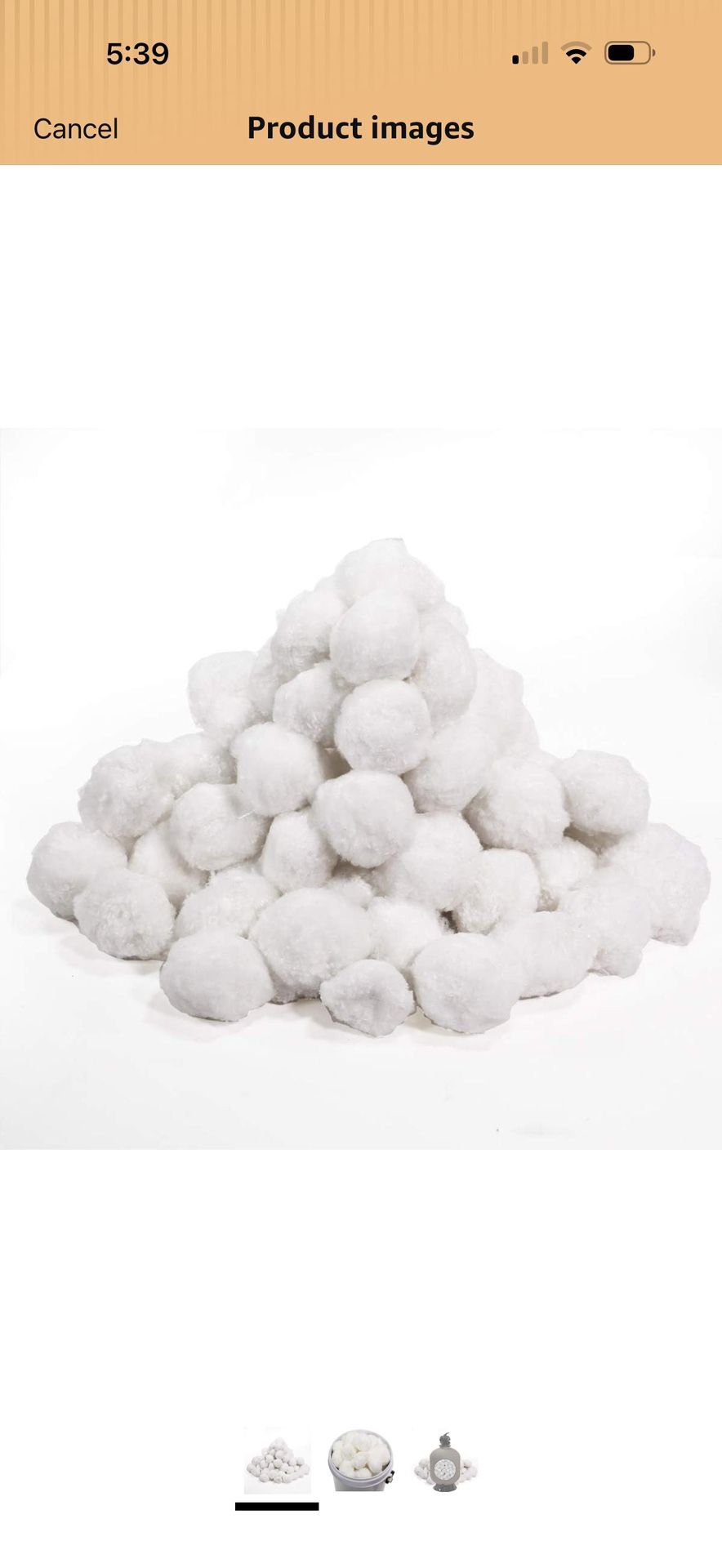 XtremepowerUS Filter Balls Media Filter Media for Swimming Pool Aquarium Filters Alternative to Sand (1.5lbs Filter Balls is Equivalent to 50lbs Filte