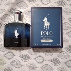 Ralph Lauren Polo Deep Blue Parfum Spray for Men – 4.2 oz / 125 ml –  New- Sealed