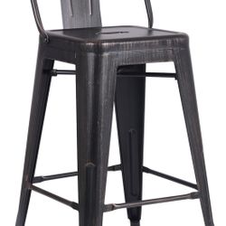 Set Of 2 Barstools 24” Seat Height