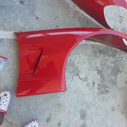 C6 Corvette For Parts Doors Fenders Hood Trunk Rims  Head Lights Tail Lights And Engine Block 