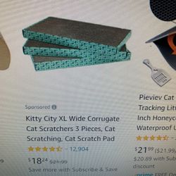 3 Pack Cat scratch Pads 