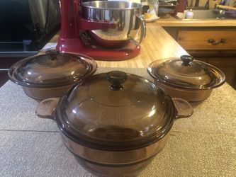 Vision 6 Pc 1 Casserole 30-B - 1 Casserole 31-B -1 Pot 20-B 