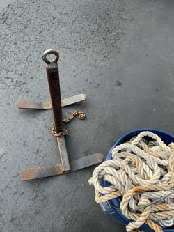 Anchor And Big Rope