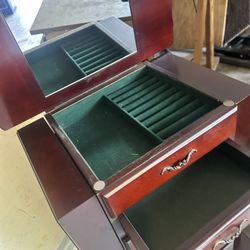 Jewelry Table W/ Drawers 