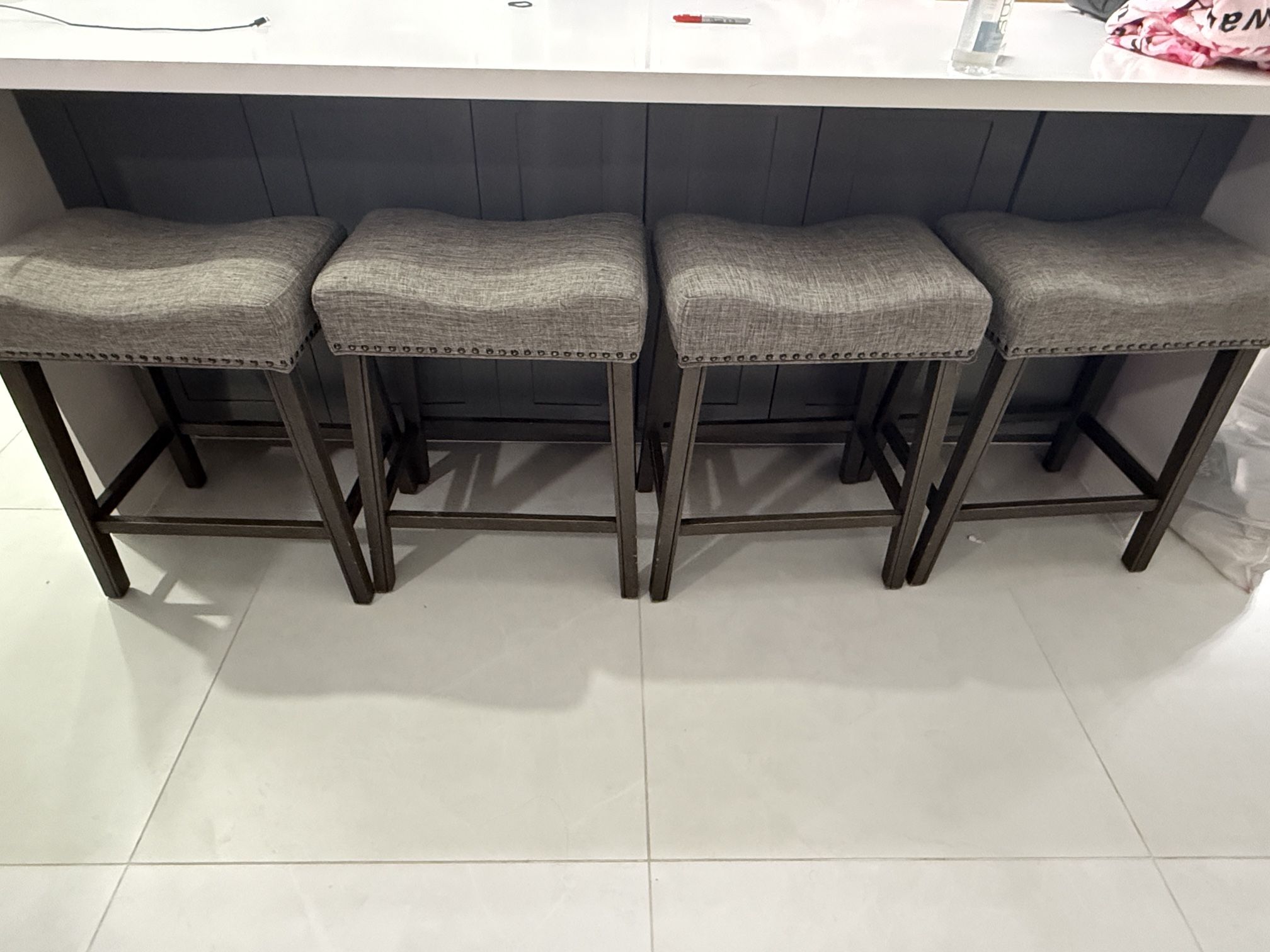Set Of 4 Kitchen Stools