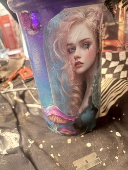 Custom Alice in Wonderland Vases