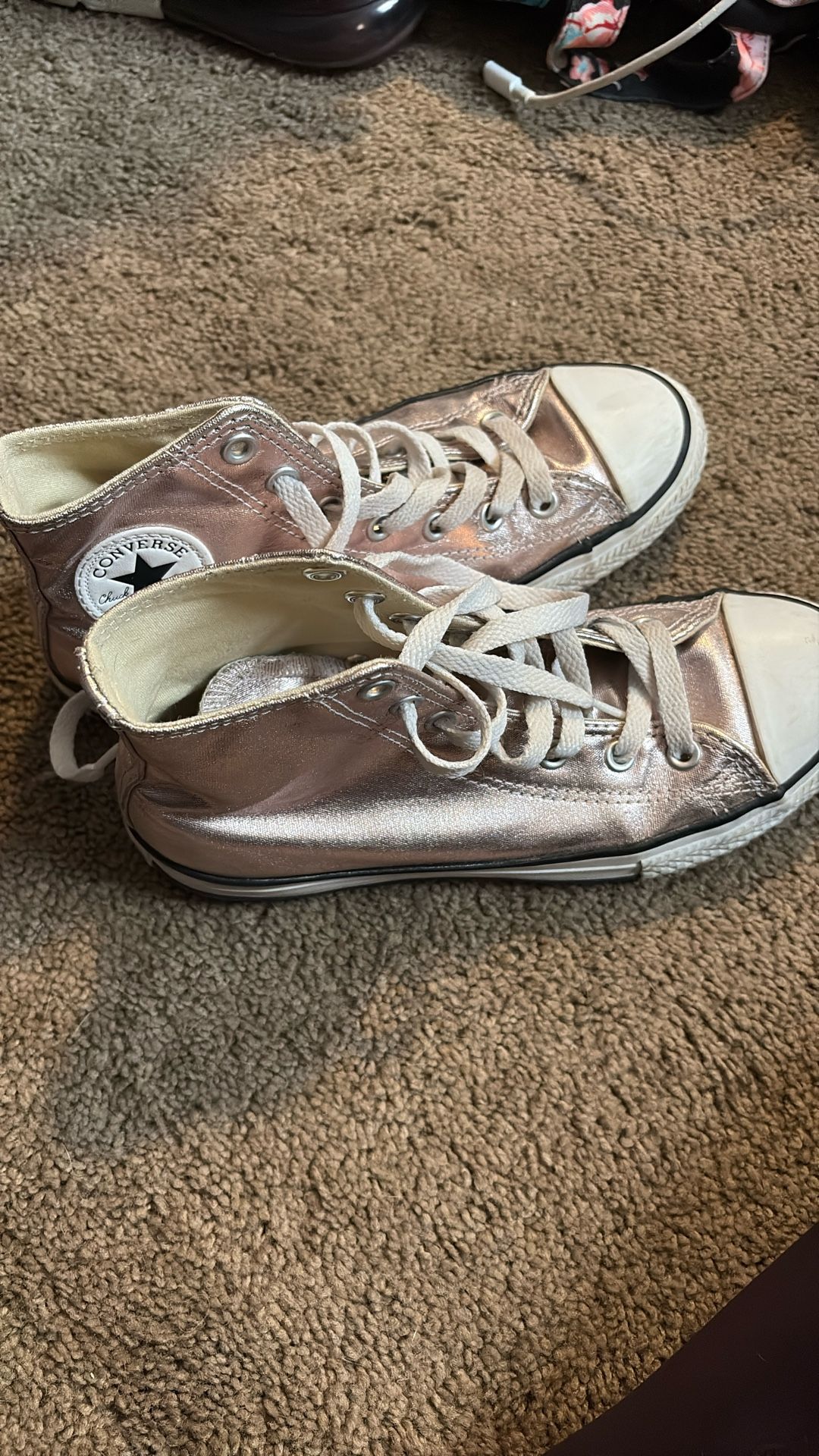 Youth Kids Metallic Converse Sneakers