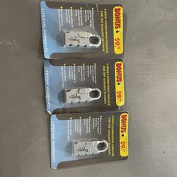 Three suitcase combination Locks 