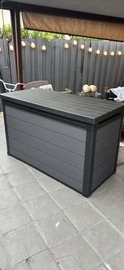 Storage Box Resin Deck Box Keter Of 200 gallons