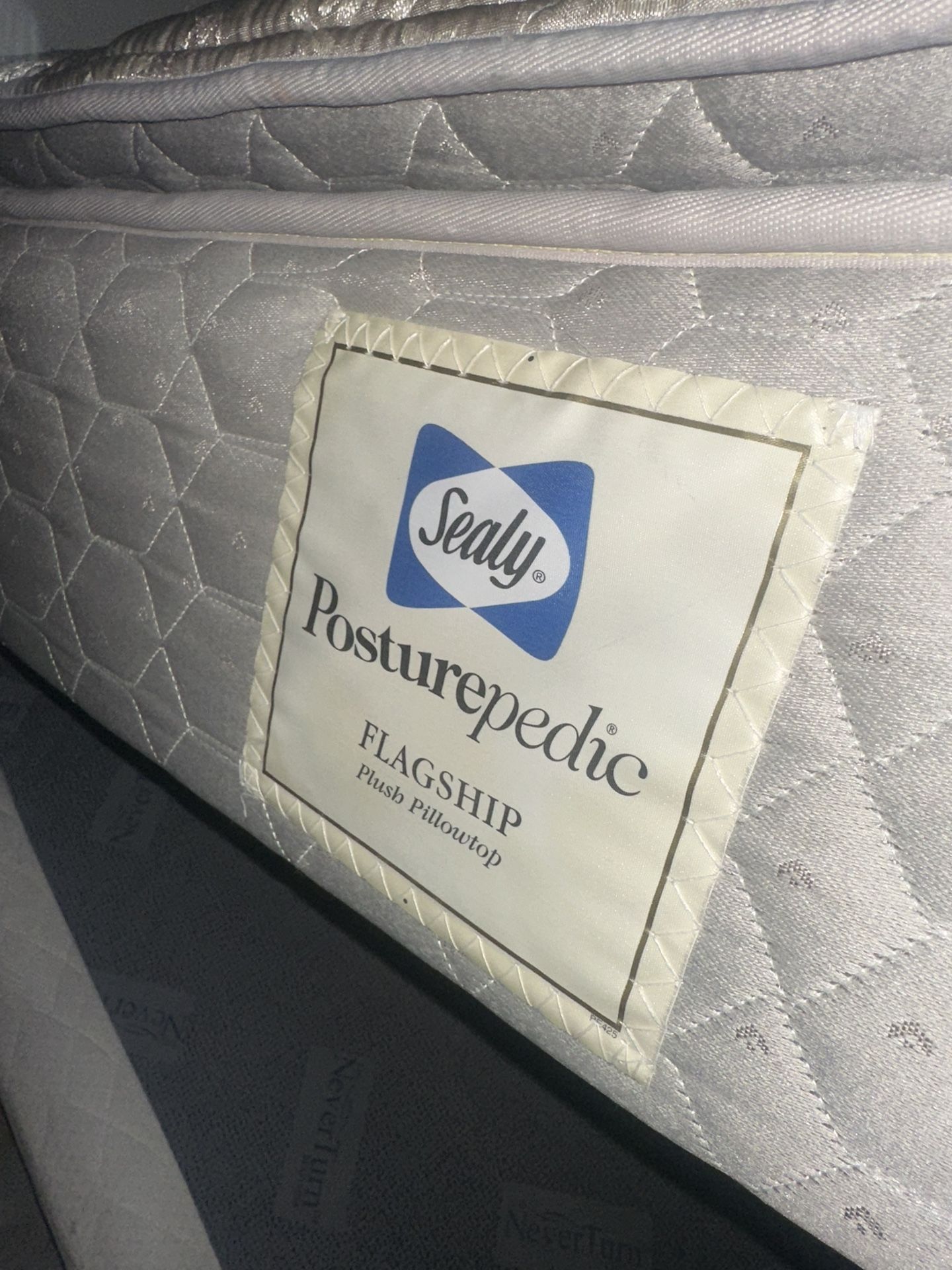 Posturepedic Queen Size Mattress And Box Spring Set