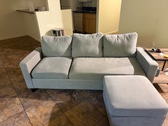 Couch and ottoman