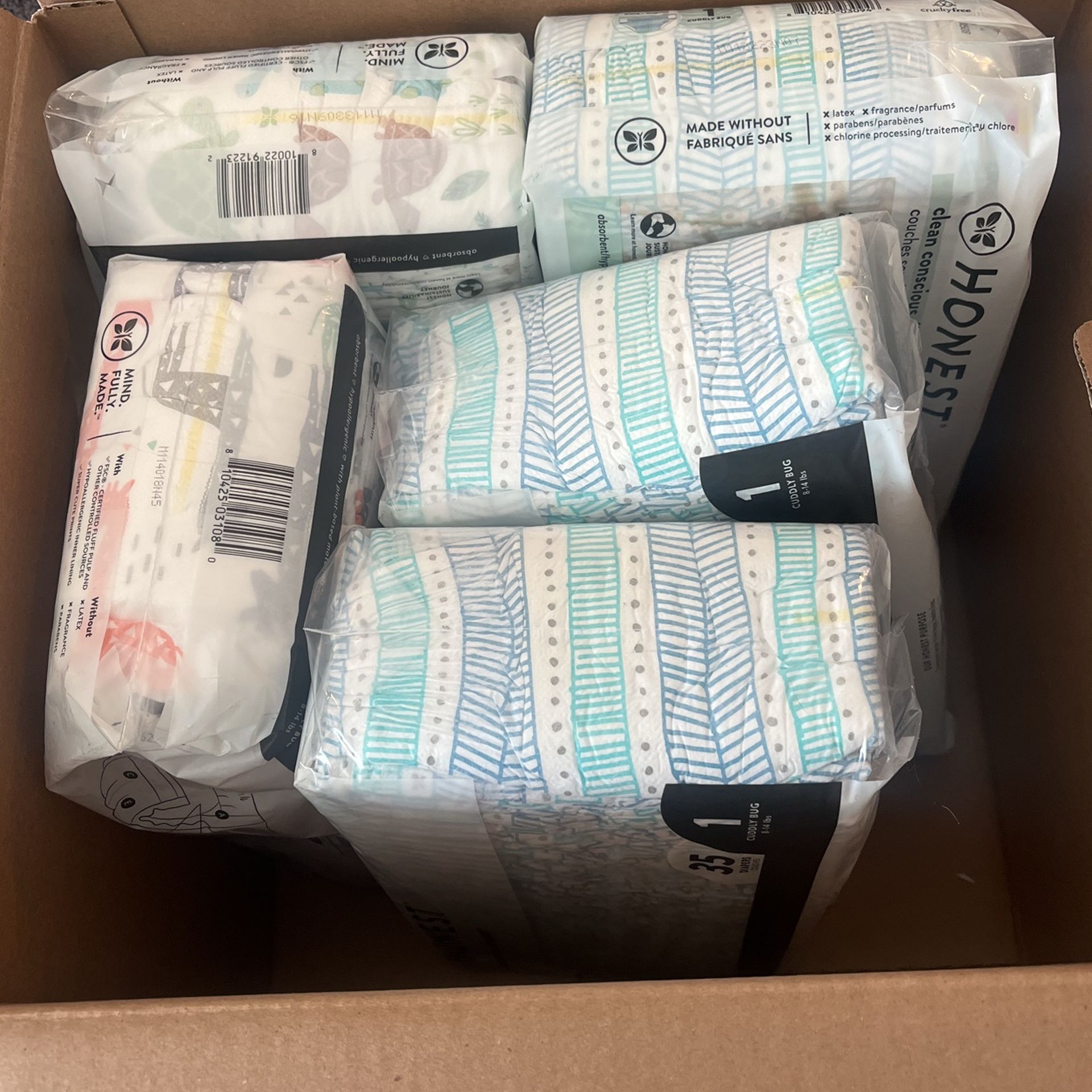 Honest Diapers Size 1
