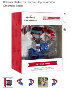 Transformer, Optimus Prime Hallmark Ornament