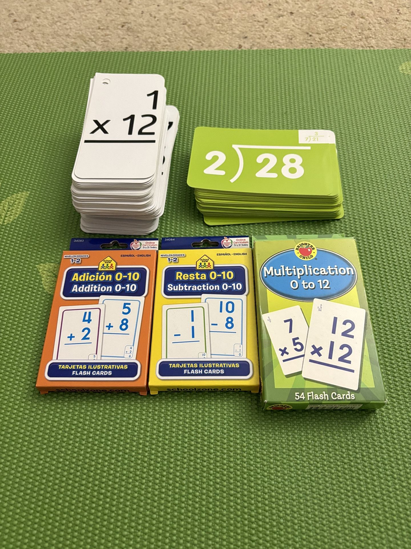 Free (with Other Purchase) Free New& Used Math Flash Cards, Addition/Subtraction/Multiplication/Division