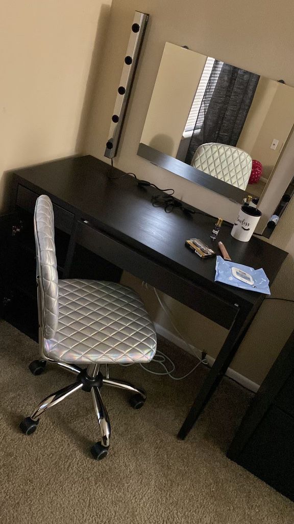 Makeup Vanity with chair