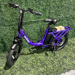 Mars Electric Bike for Adults, 20'' Fat Tire Folding Ebike with Peak 1200W Motor, 7 Speed 28MPH, 48V 499Wh Removable Battery Max Range 55 Miles, Folda