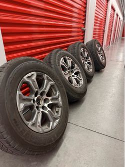 OEM GMC Sierra 18” Wheels & Tires Set of 4 – Factory Takeoffs