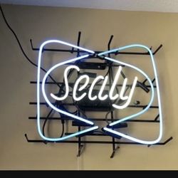 Vintage Neon Sealy Sign 