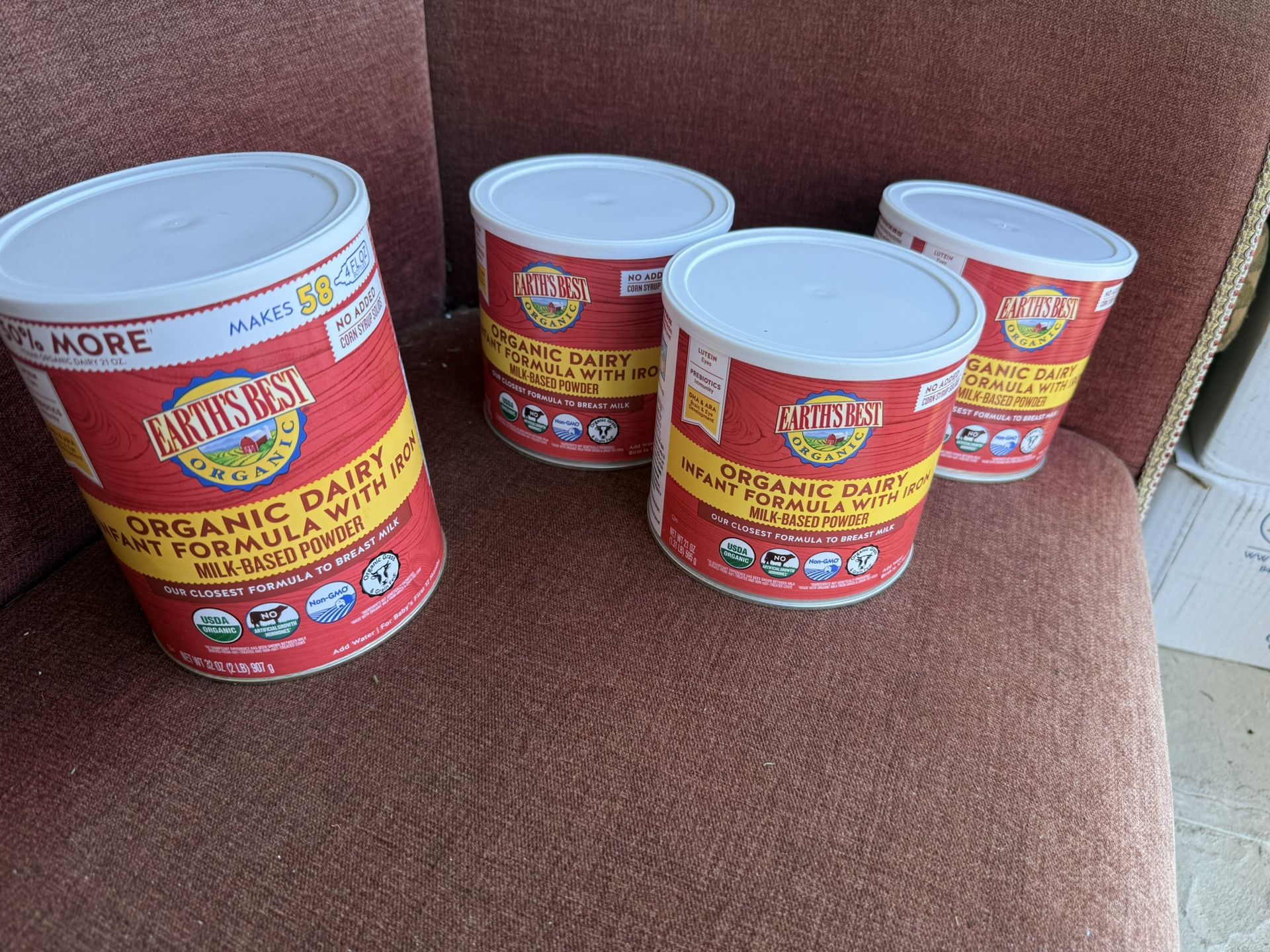 Earths best Infant Formula 20 Each . Expiration Day May 12/27
