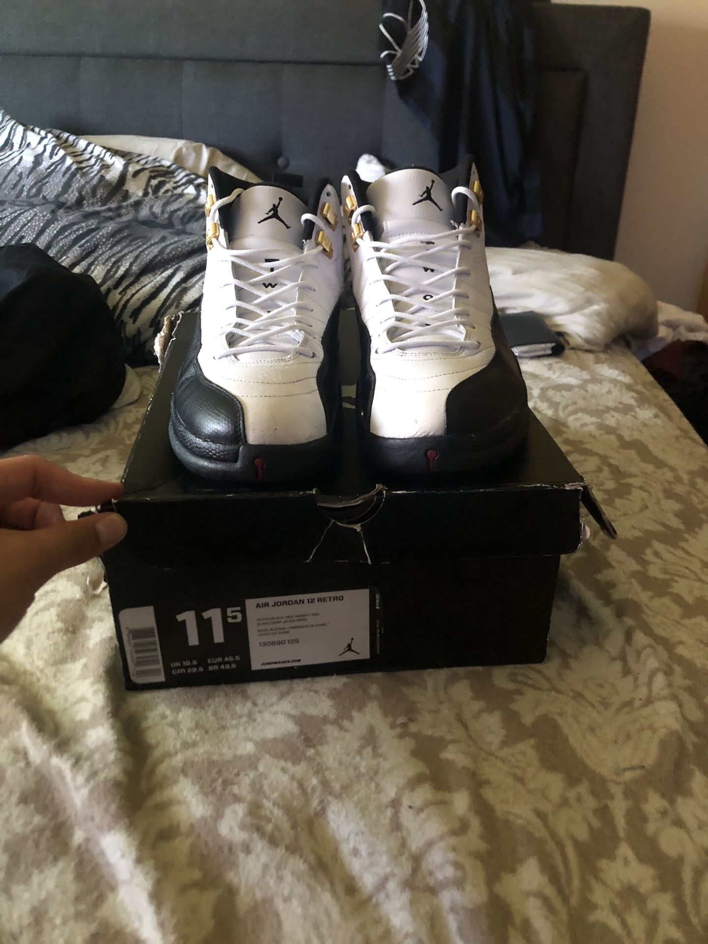 Jordan 12 taxi size 11.5