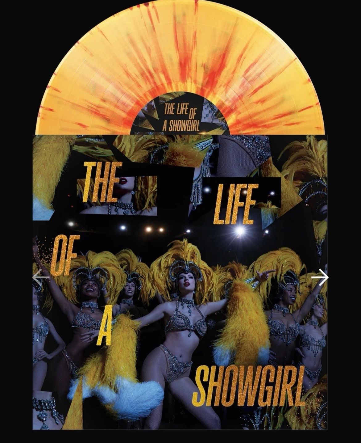 Taylor Swift The Life of a Showgirl (Lovely Bouquet Golden Vinyl) *In Hand*