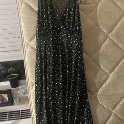 Dress Women’s Cheetah Green Torrid Size 3 