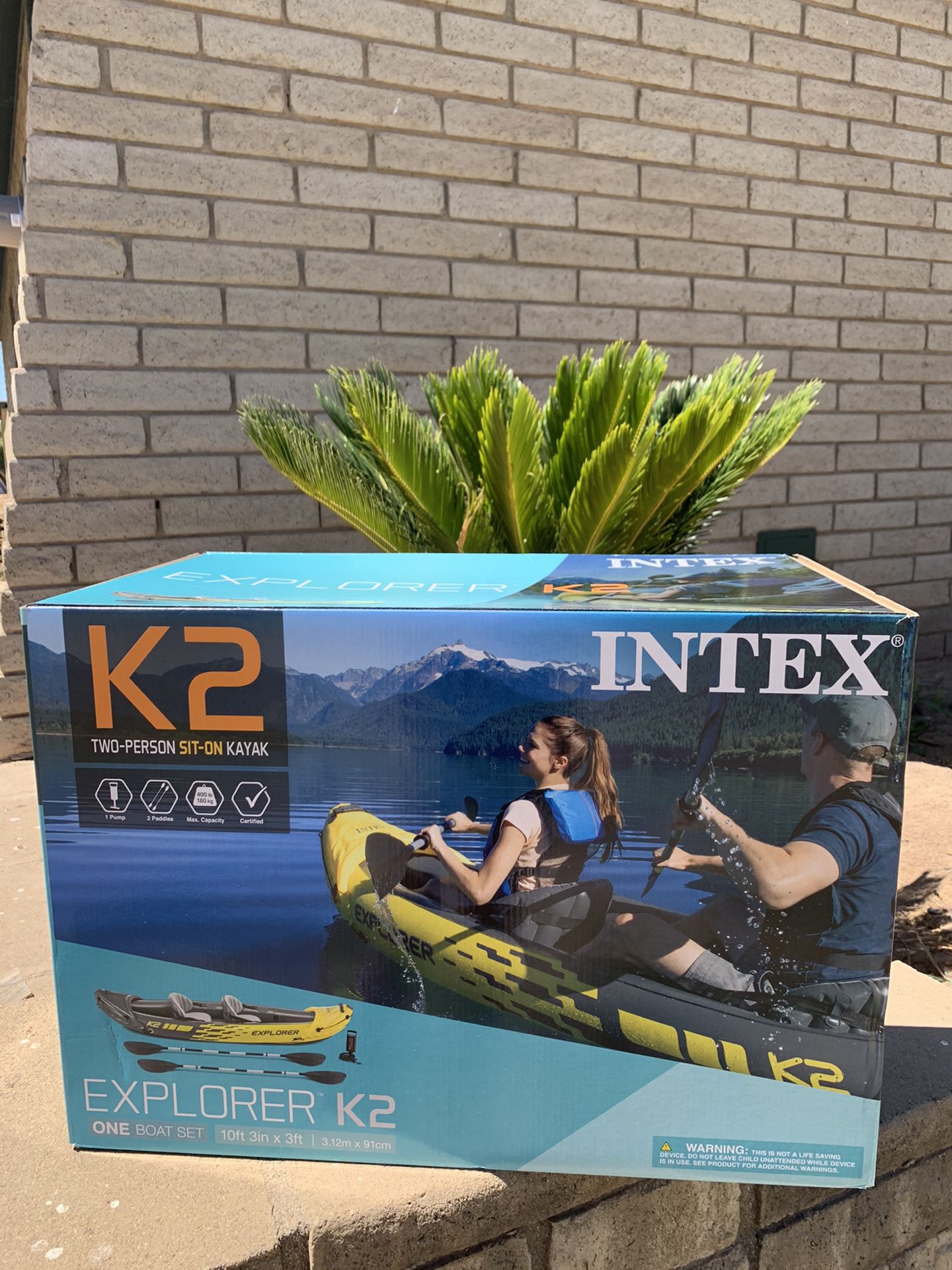 INTEX K2 Explorer Inflatable Kayak NEW