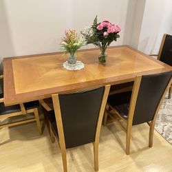 Dining Table And 4 Chairs